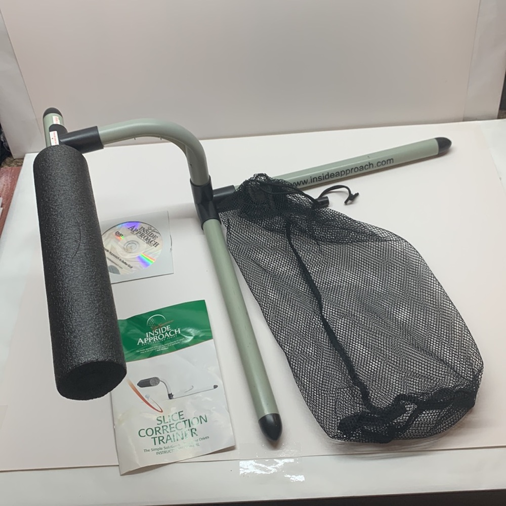 Inside Approach Jim Sowerwine Golf Digest Slice Correction Trainer with dvd